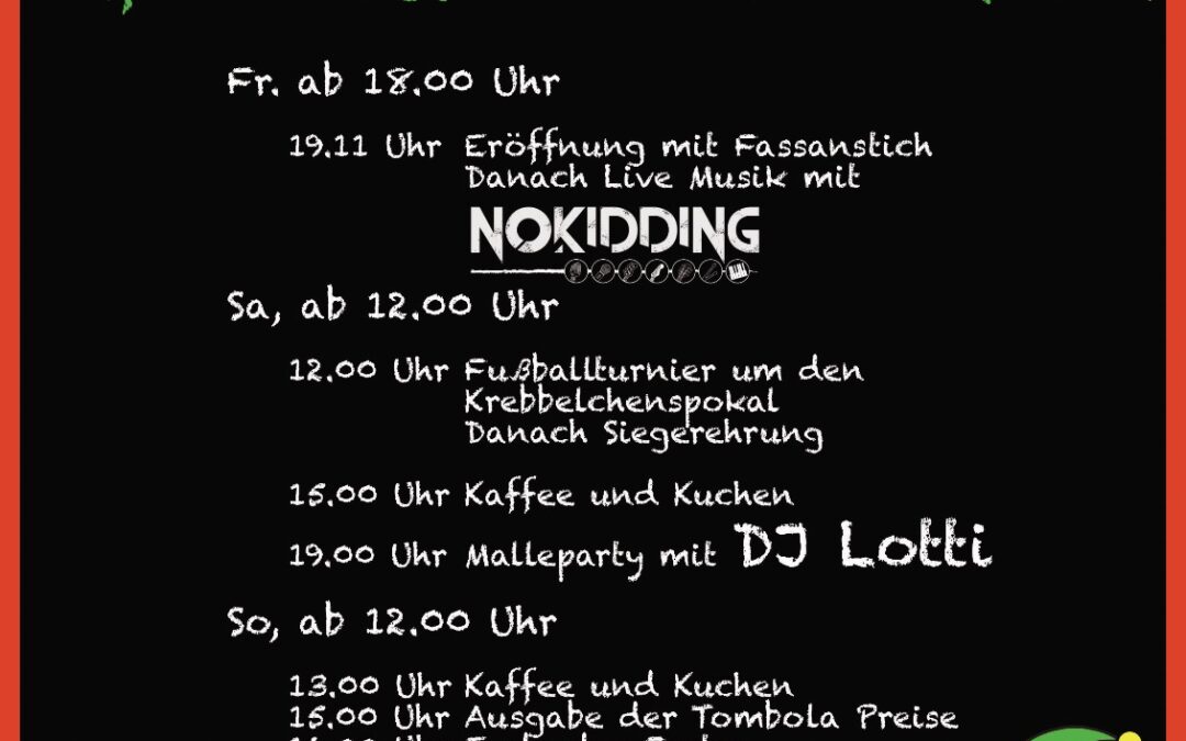 Krebbelchensfest 2023